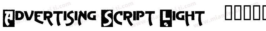 Advertising Script Light字体转换